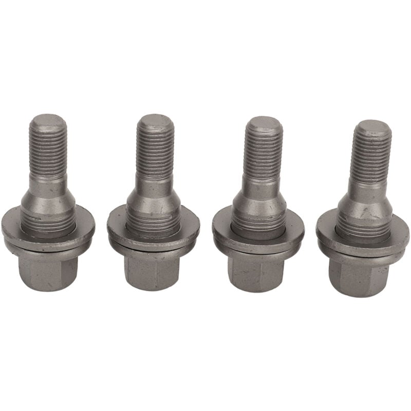 foto del prodotto eosnow 4 pezzi 17mm bulloni esagonali con capocorda ruota 003549817 dadi per pneumatici di ricambio per peugeot 206 207 208 308 407 1007