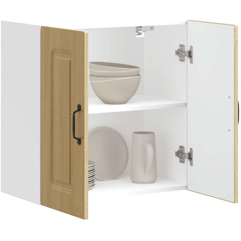 foto del prodotto pensile da cucina kalmar rovere sonoma in legno multistrato vidaxl
