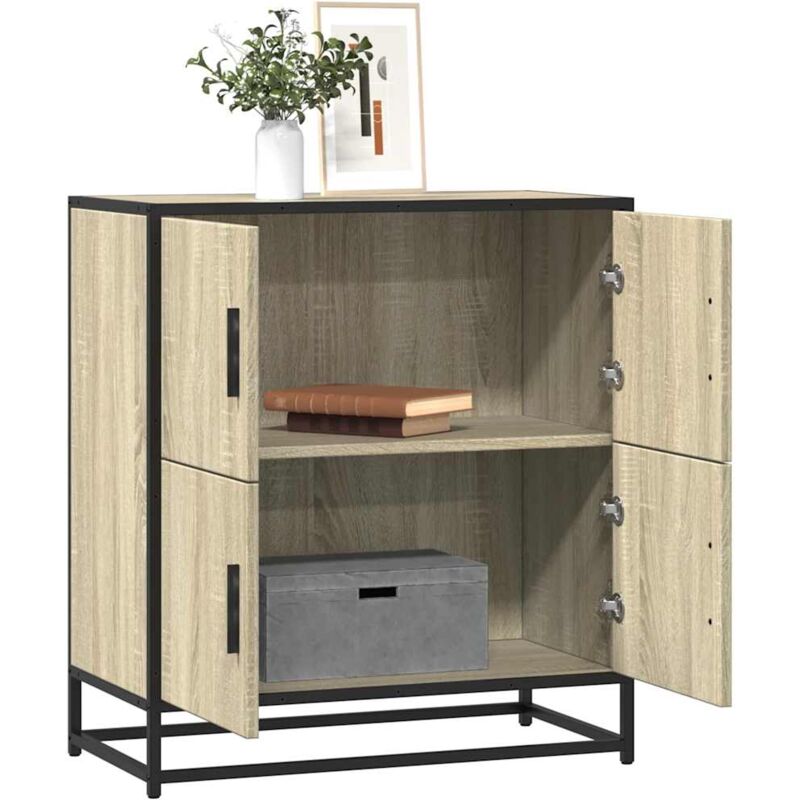 foto del prodotto vidaxl credenza rovere sonoma 68x35x76 cm in legno multistrato