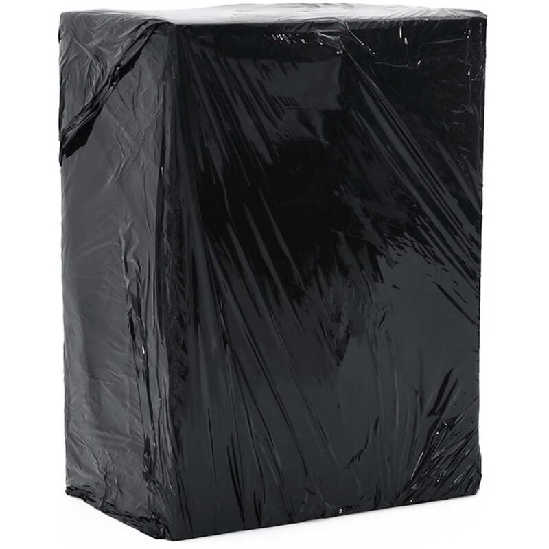 foto del prodotto vidaxl film estensibile 6 pz nero 23 m 50 cm x 300 m