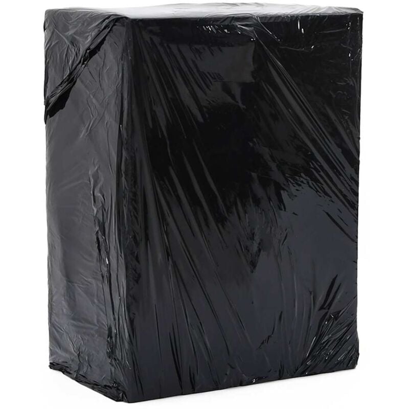 foto del prodotto vidaxl film estensibile 2 pz nero 20 m 50 cm x 300 m