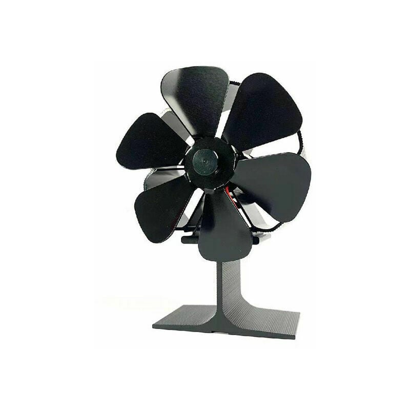foto del prodotto ventilatore della stufaventilatore per stufa a legna alimentato a calore silenzioso a 6 pale per stufa a legna camino stufa a legna