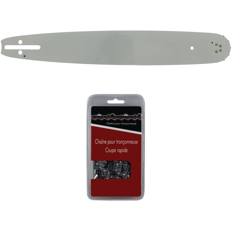 foto del prodotto gt market guida 40 cm 16 pollici catena 66 maglie compatibile con motoseghe husqvarna