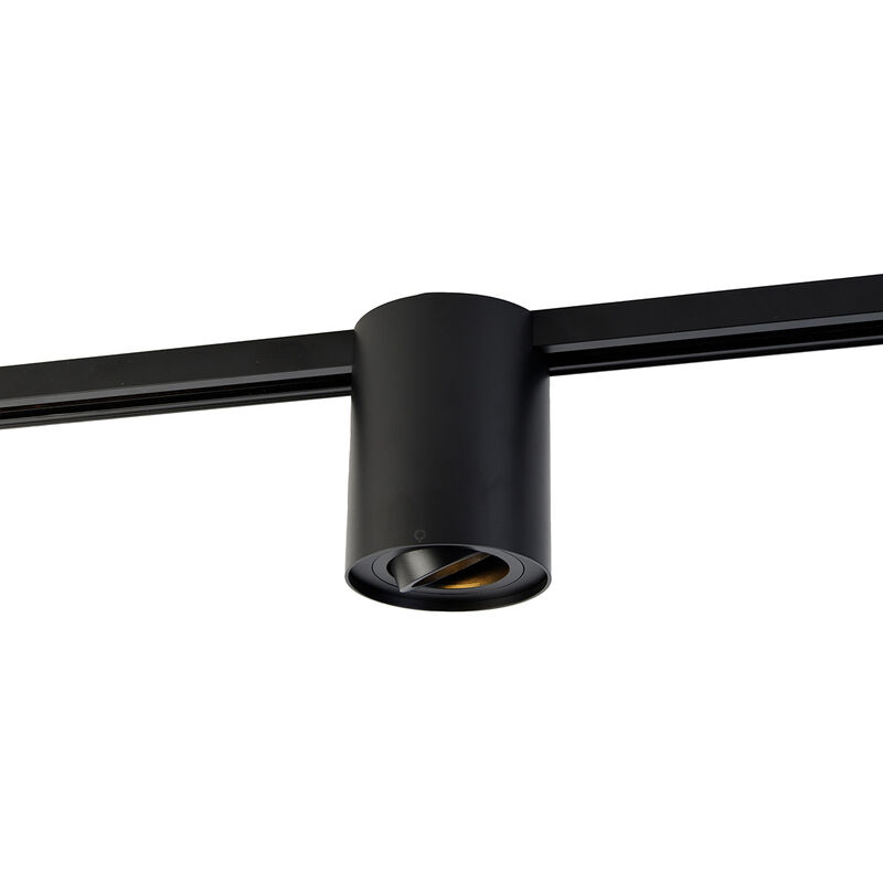 immagine 0 del prodotto qazqa rondoo up moderno acciaio nero tondo max. 1 x watt