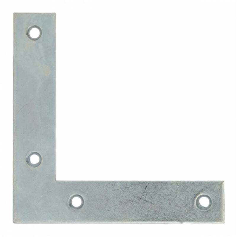 foto del prodotto piastra squadra angolare 100x100x20mm, acciaio zincato thirard