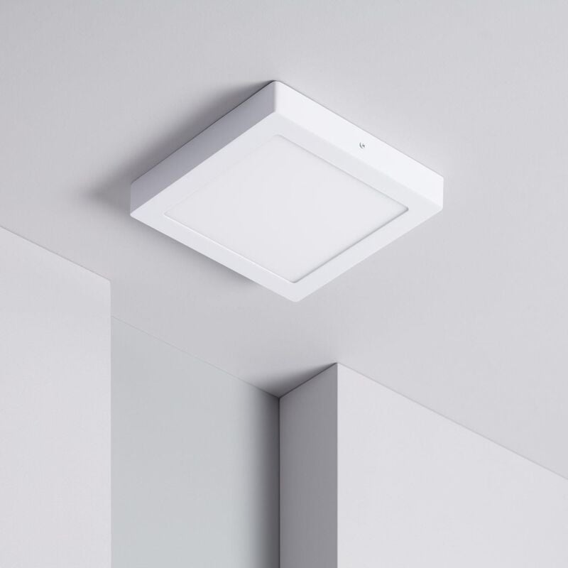 foto del prodotto plafoniera led quadrata 18w 225x225 mm bianco naturale 4000k