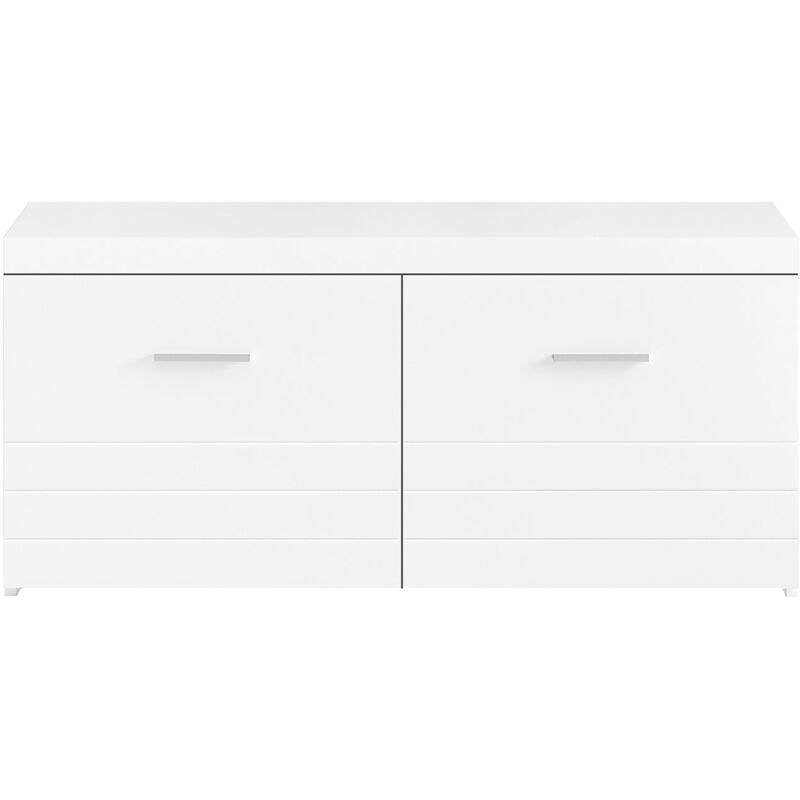foto del prodotto scarpiera con seduta panca con vano portaoggetti panca da ingresso bianco 100x35x45cm fsr178 w sobuy