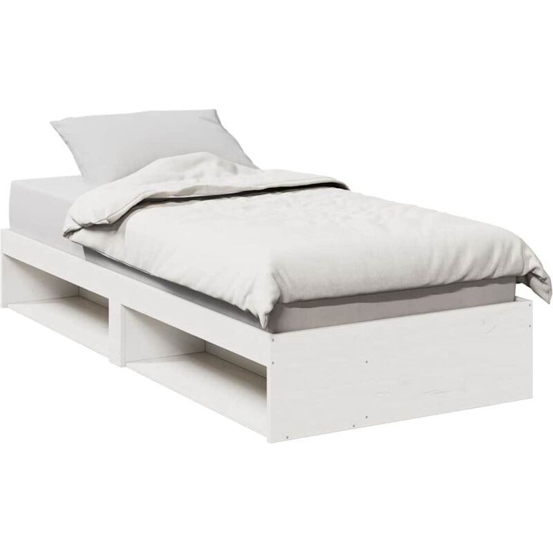 foto del prodotto vidaxl dormeuse senza materasso bianca 90x190 cm legno massello pino
