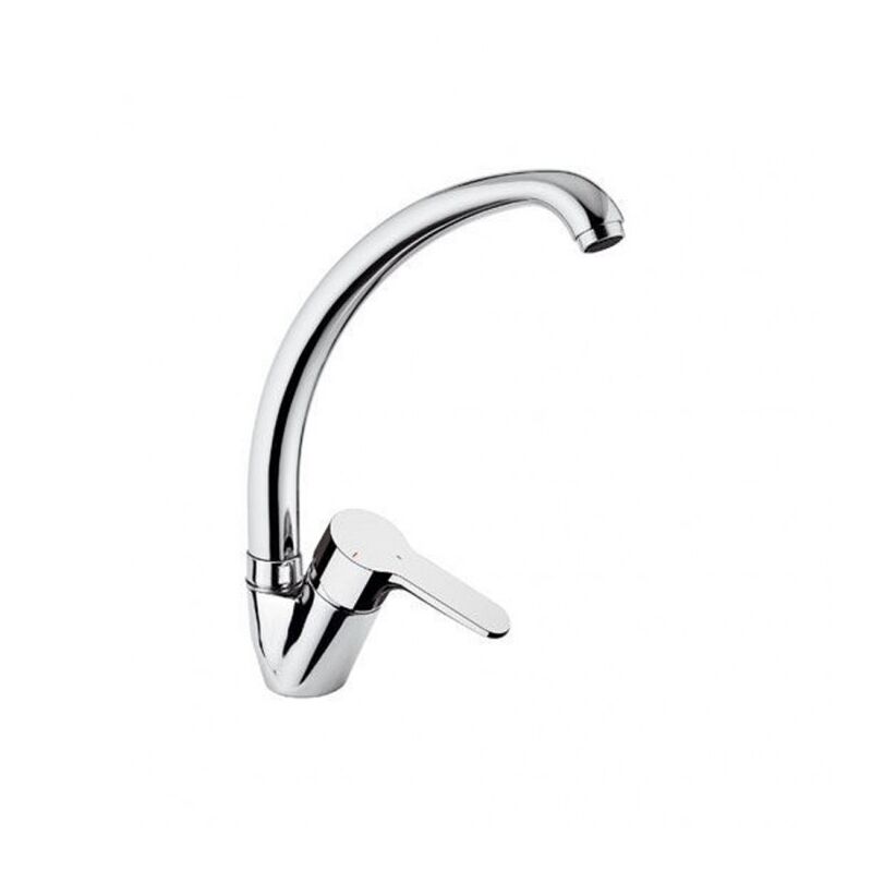 foto del prodotto rubinetto lavello con bocca alta, risparmio energetico e idrico serie winner eco