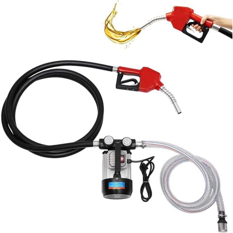 foto del prodotto gojoy 230 v 550 w diesel pompa del carburante diesel elettrico pompa olio autoadescante pompa del carburante pompa olio pistola a spruzzo