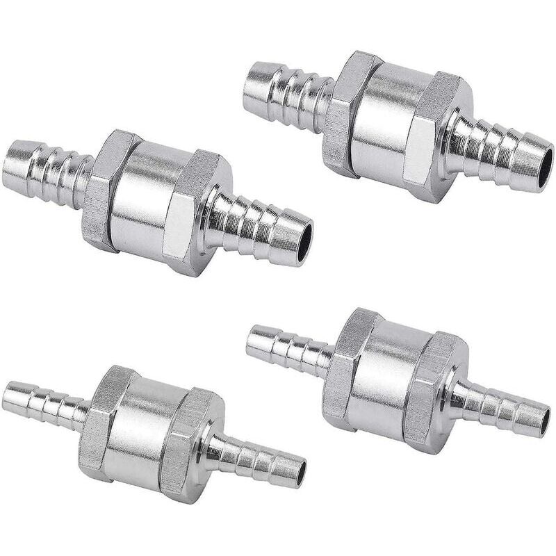foto del prodotto xvx set di 4 valvole di ritegno diesel 6 8 10 12mm valvola carburante in lega di alluminio con freccia per moto barca auto diesel benzina