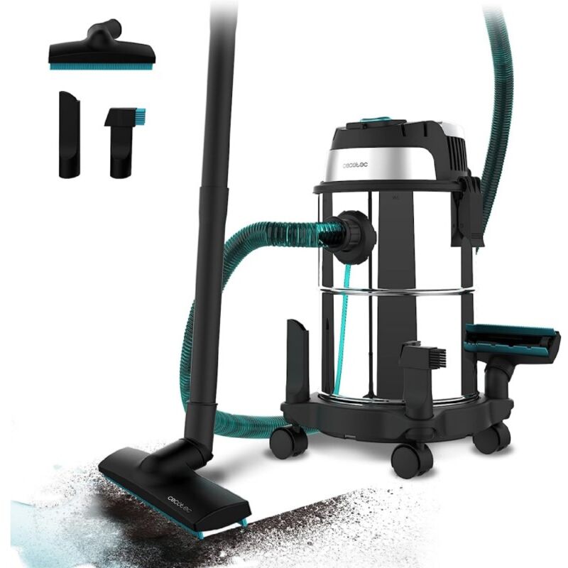 foto del prodotto cecotec aspirapolvere a traino conga rockstar wet dry steel