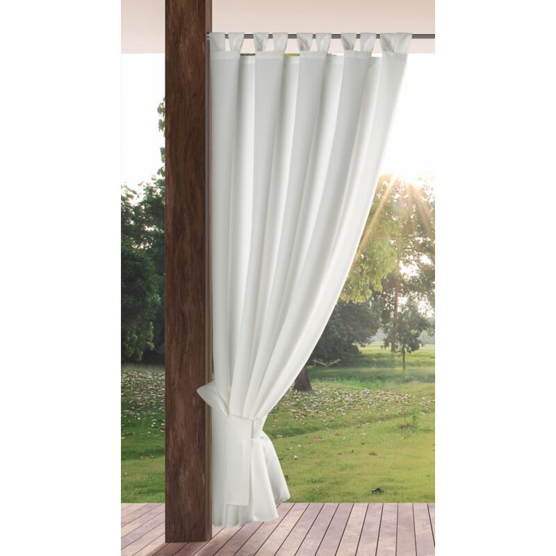 foto del prodotto eurofirany garden tenda de esterni con passanti 1 pezzo. tende impermeabili per terazze, tenda per gazebo pergolata patio balcone, protezione