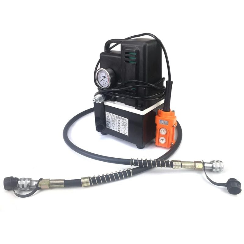 foto del prodotto pompa idraulica elettrica 1200 w 700 bar pompa olio idraulica portatile 3l 1700 rpm, pompa idraulica elettroidraulica con valvola magnetica 220 v