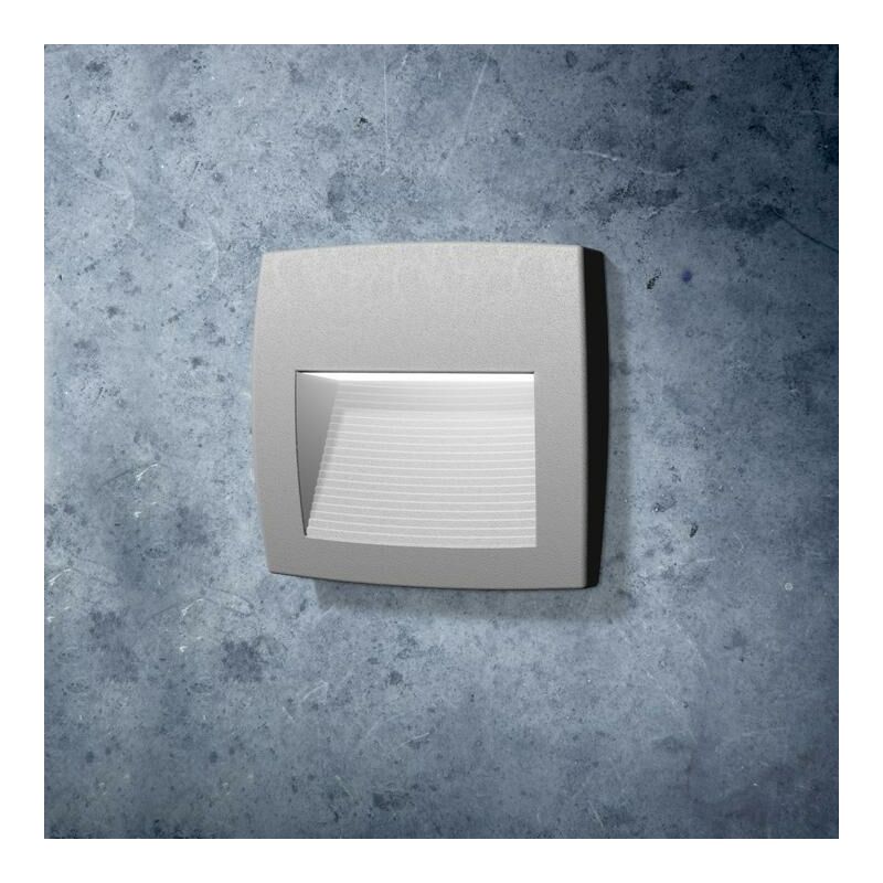 foto del prodotto fumagalli segnapasso led r7s cct 3.5w ip55 lorenza 150 grigio