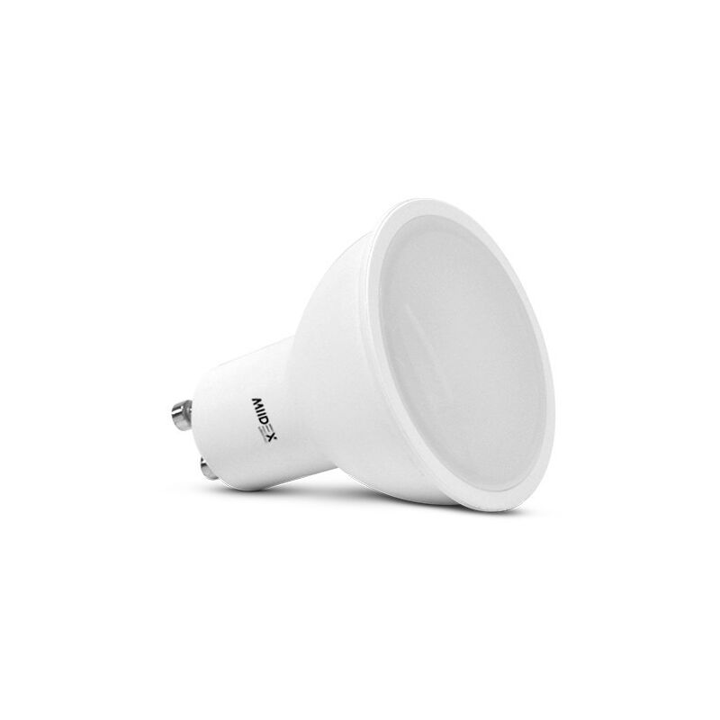 foto del prodotto lampadina led gu10 spot 7w 900lm bianco giorno 6500k angolo 120 50mm
