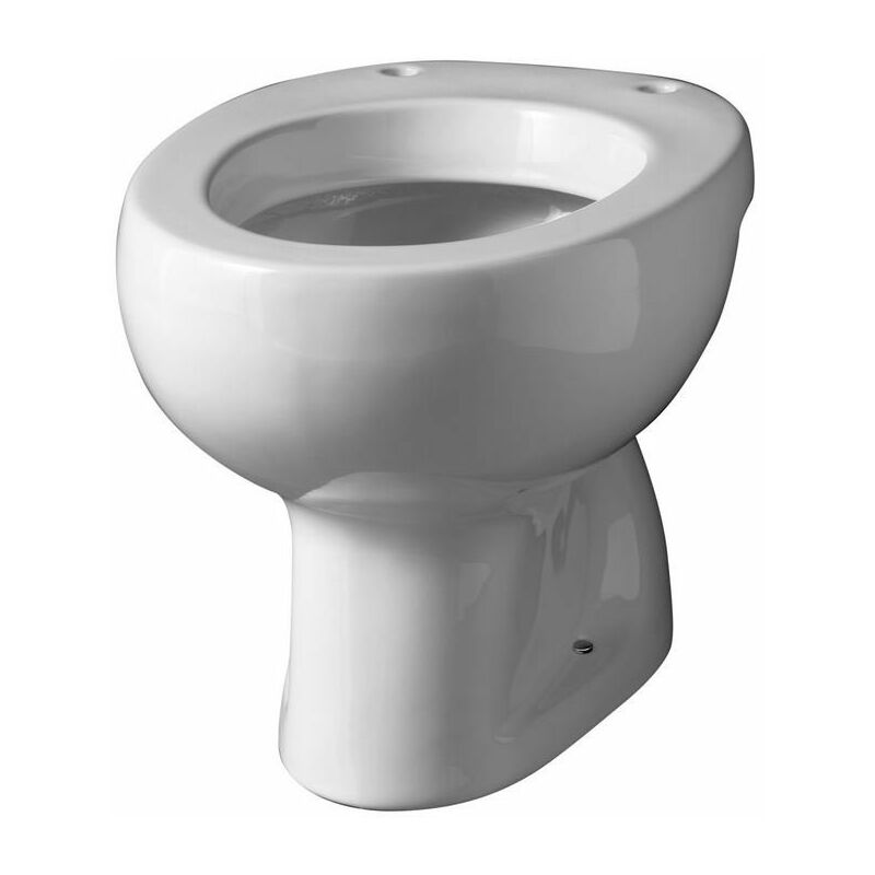 foto del prodotto vaso in ceramica con scarico a terra idral serie kids 10306 bianco ceramica