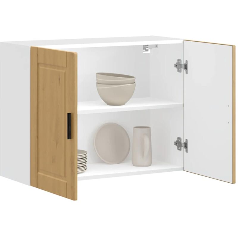 foto del prodotto pensile da cucina porto rovere artigianale legno multistrato vidaxl