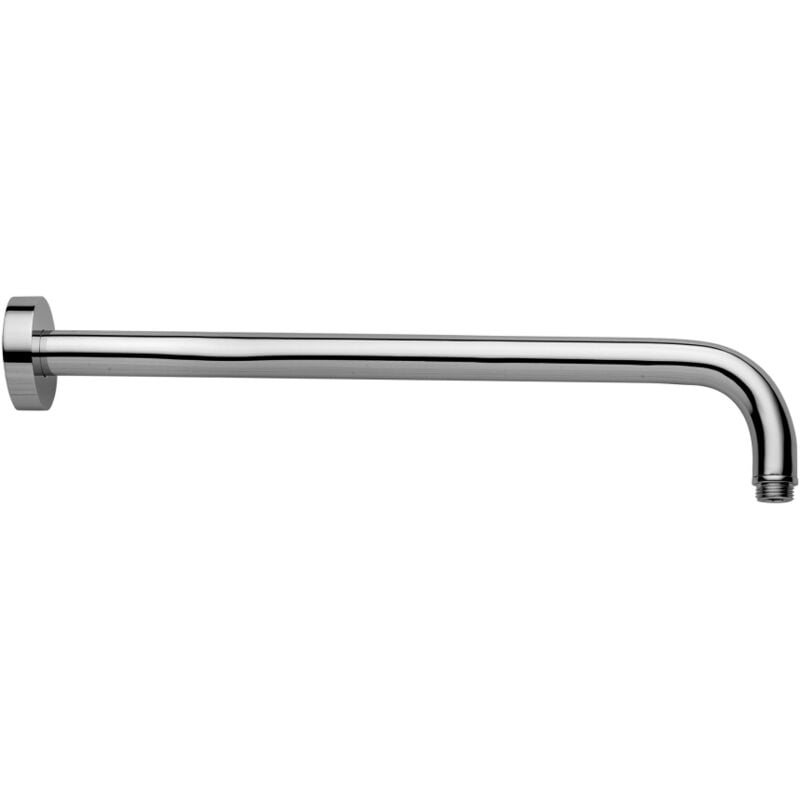 foto del prodotto paffoni braccio doccia lusso lunghezza 300 mm steel looking zsof035st metallo steel looking