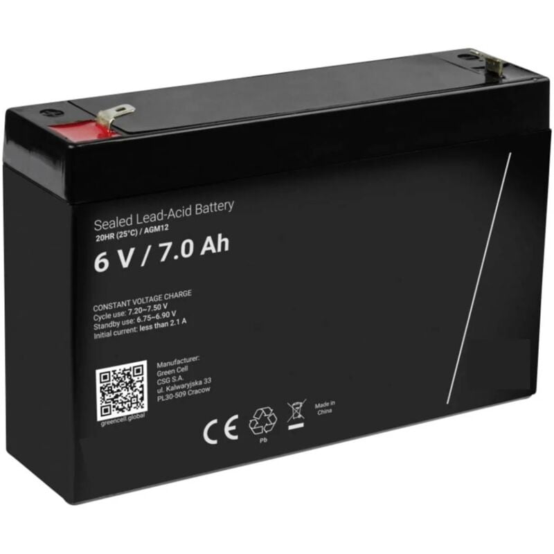 foto del prodotto berghoff batteria da 6v 7ah per l auto elettrica per bambini