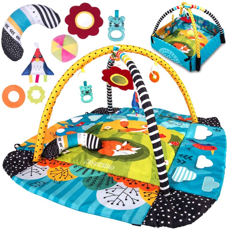 foto del prodotto tappetino educativo interattivo 110 x 100 cm lisek ricokids
