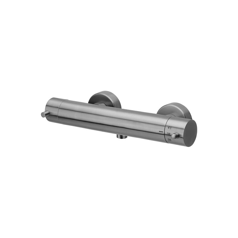 foto del prodotto paffoni miscelatore termostatico esterno per doccia serie steel steelq168ac acciaio inox acciaio