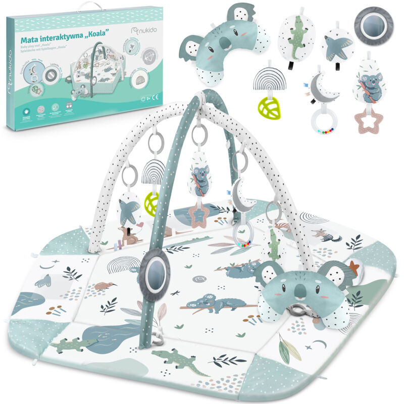 foto del prodotto tappetino educativo interattivo 136 x 136 cm koala nukido