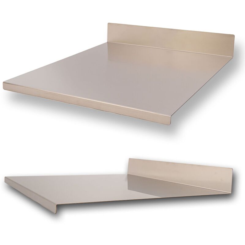 foto del prodotto tagliere spianatoia per alimenti professionale con alzatina 40x50 aisi 304