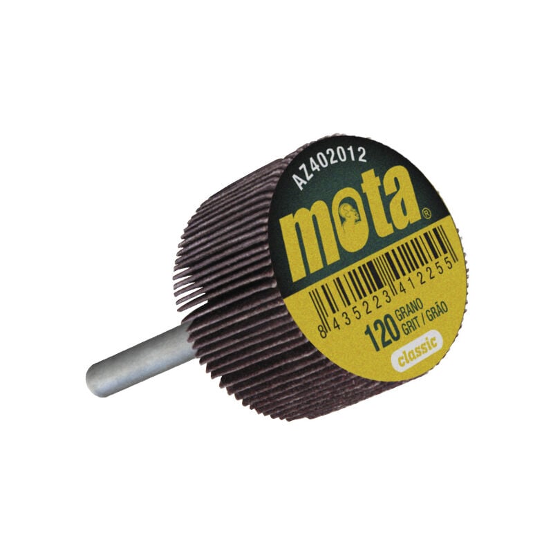 foto del prodotto spazzola lamellare con gambo 30x15x6mm grana 120 az31512 mota