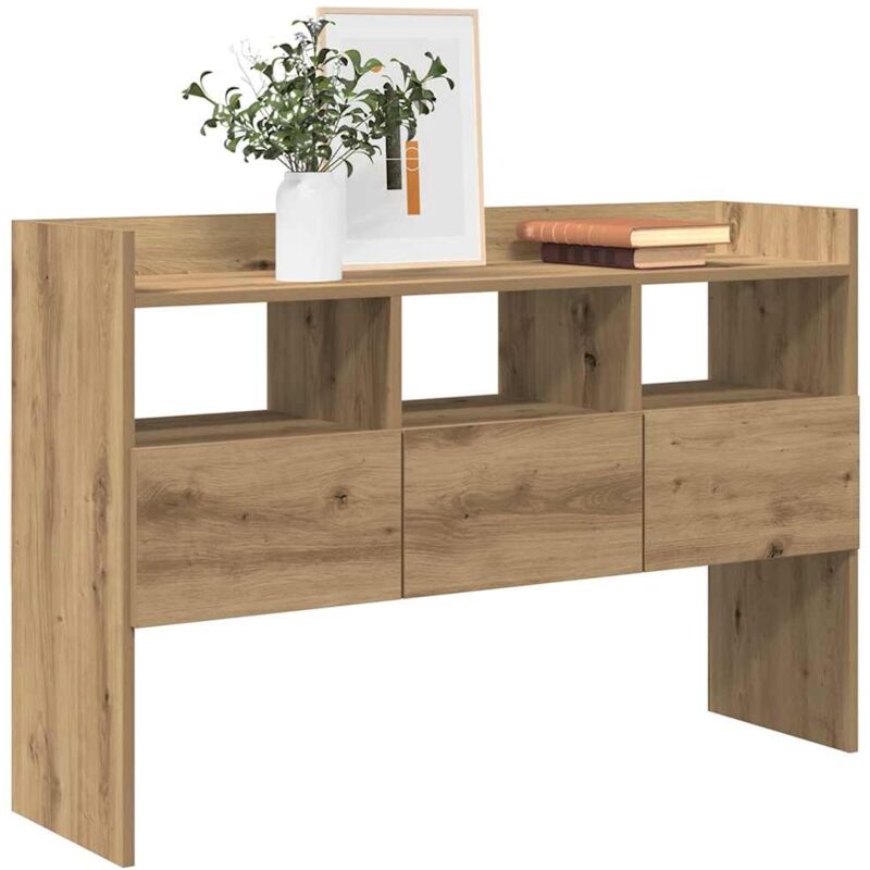 foto del prodotto credenza rovere artigianale 105x30x70 cm in legno multistrato vidaxl