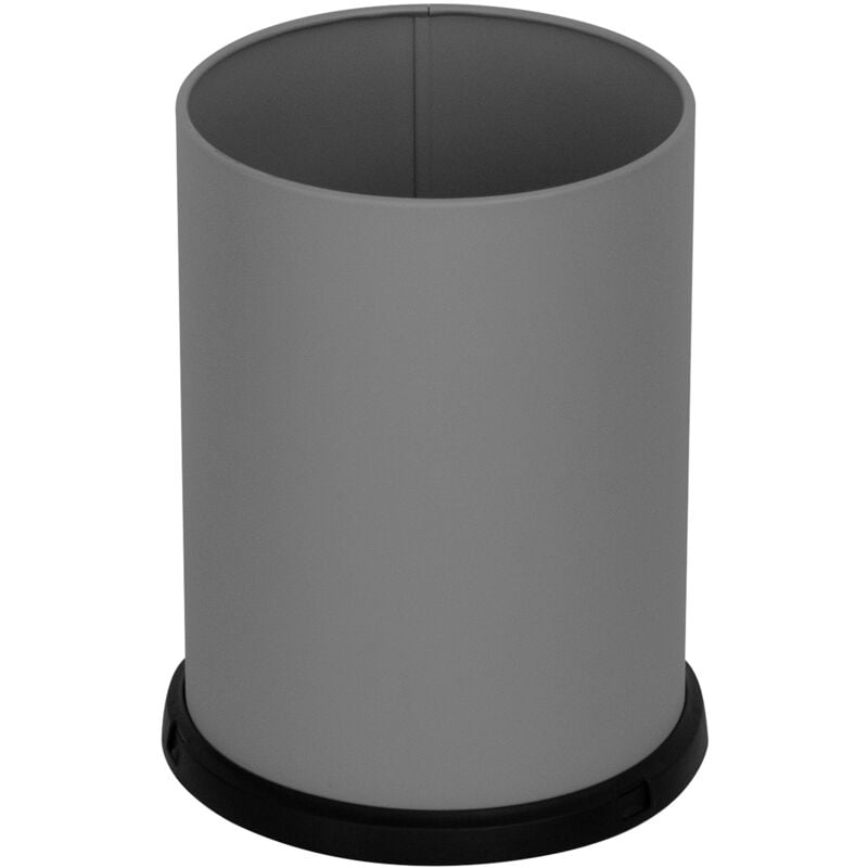 foto del prodotto pattumiera gettacarte 25xh34 cm da interno in acciaio verniciato grigio