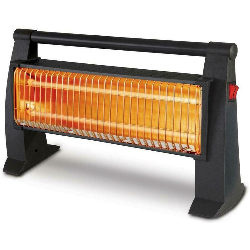 immagine 0 del prodotto kumtel stufa riscaldatore portatile al quarzo 1200w con riscaldatore infrarossi