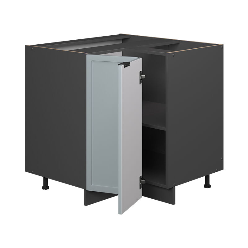 foto del prodotto mobile ad angolo cucina fame line, blu grigio chiaro, 80.5 cm senza piano di lavoro vicco