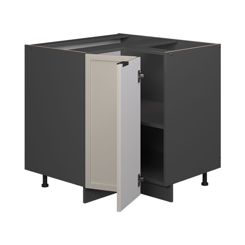 foto del prodotto mobile ad angolo cucina fame line, grigiobeige, 80.5 cm senza piano di lavoro vicco