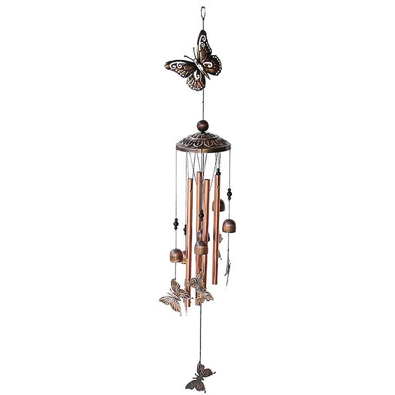 foto del prodotto fortuneville carillon regalo campanelli eolici in rame decorazione da giardino vintage