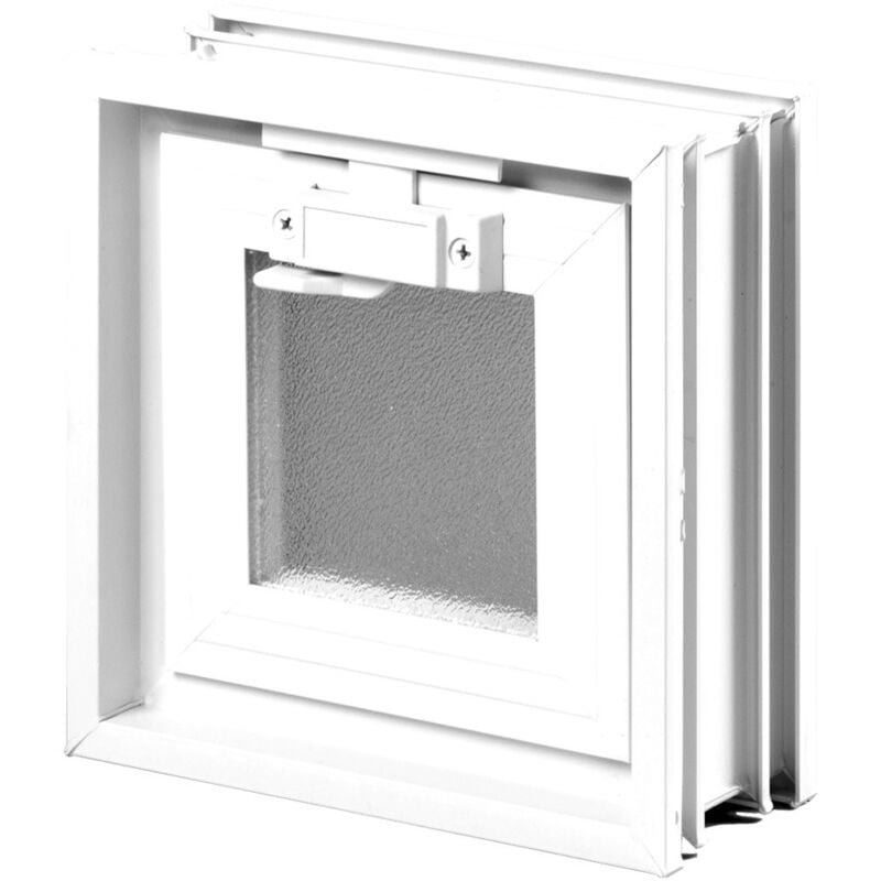 foto del prodotto glassblocks finestra di ventilazione per vetrocemento 19x19 cm, bianco gbmr1919 