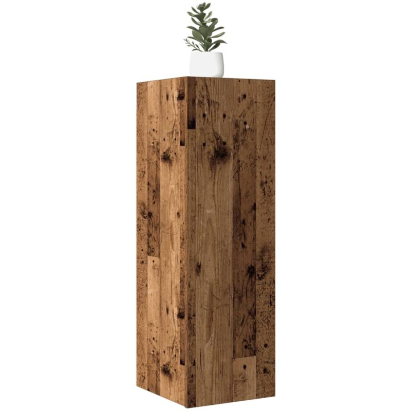 foto del prodotto vidaxl mobile tv legno antico 30,5x30x90 cm in legno multistrato