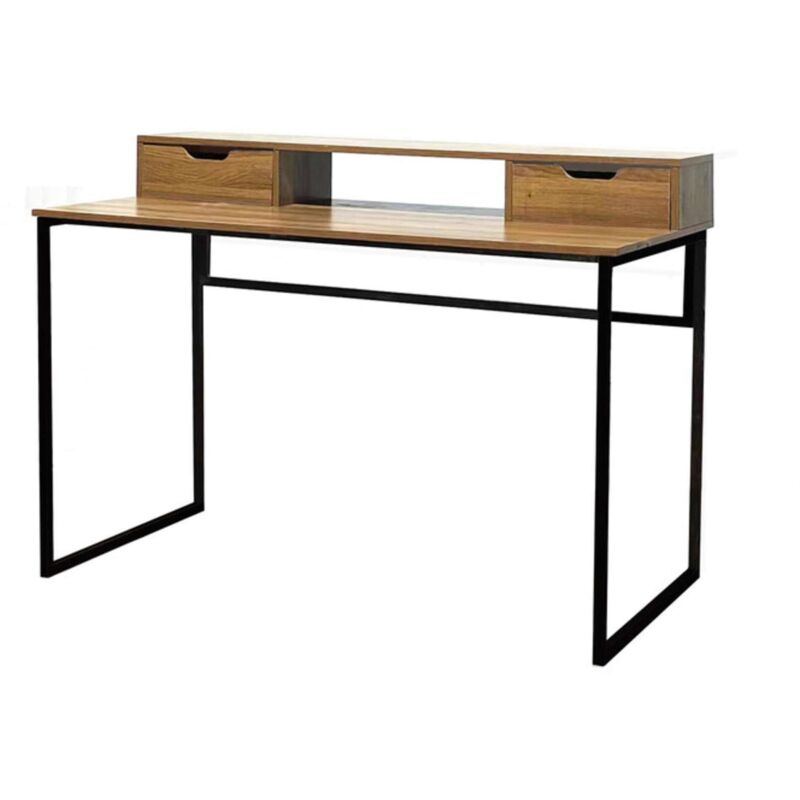 foto del prodotto industrial scrivania metal quercia 120x60x95 cm