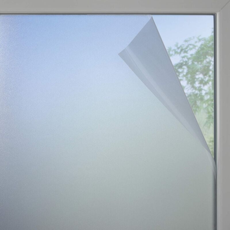 foto del prodotto gardinia pellicola per finestre, effetto vetro opalino, 90 x 200 cm, colore bianco opaco, pvc