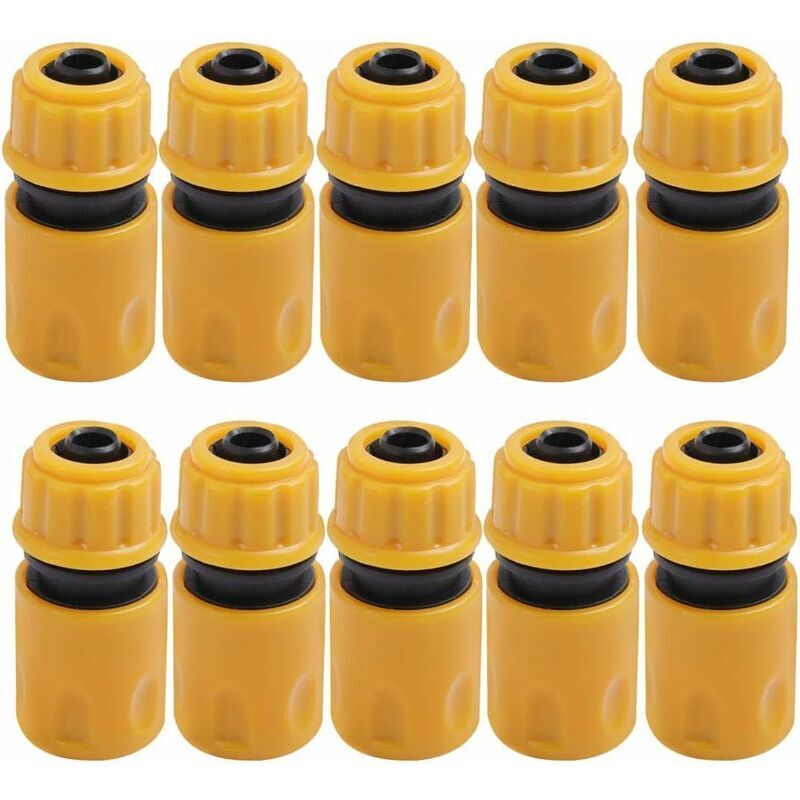 foto del prodotto ugello per tubo da giardino 10 pezzi, connettore per tubo da giardino, connettori per irrigazione rapida da giardino in plastica, connettore per