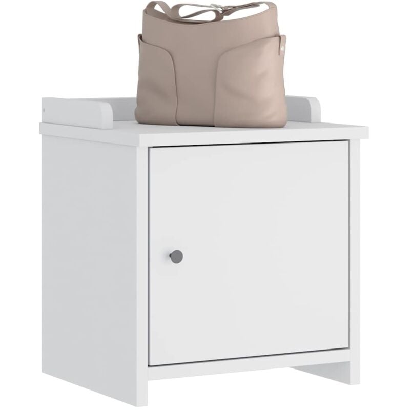 foto del prodotto vidaxl panca da corridoio sandnes bianca 45x40x50 cm in legno di pino