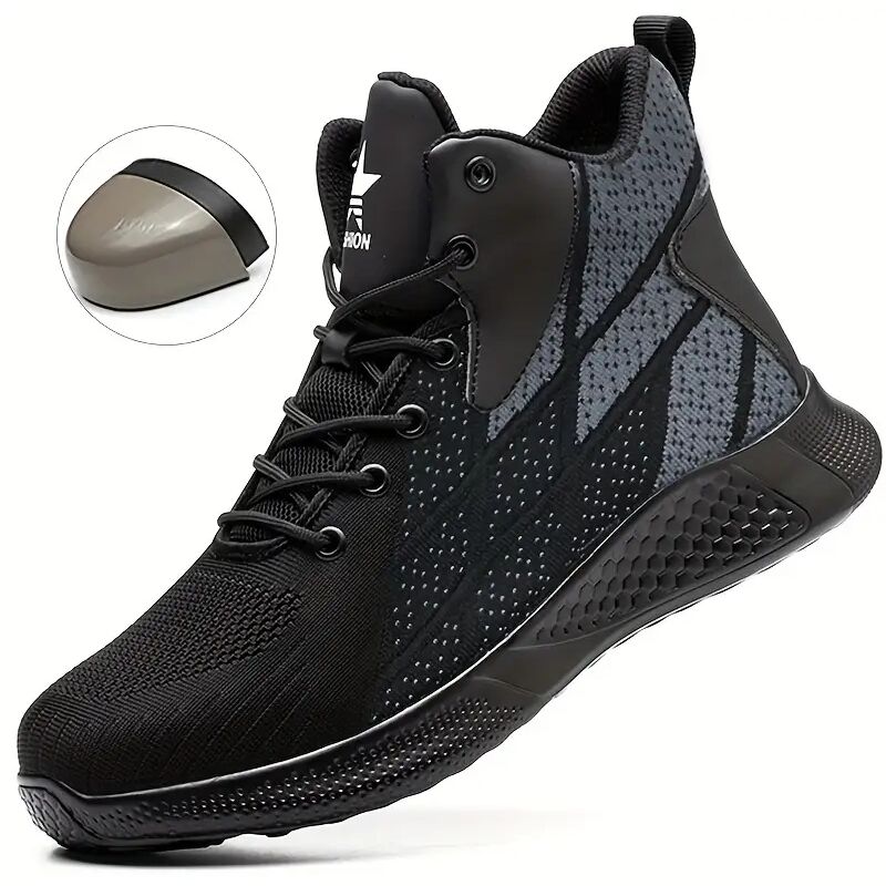 foto del prodotto rapanda scarpe da lavoro antinfortunistiche con punta in acciaio per uomo donna sneakers industriali alte leggere e traspiranti a prova di