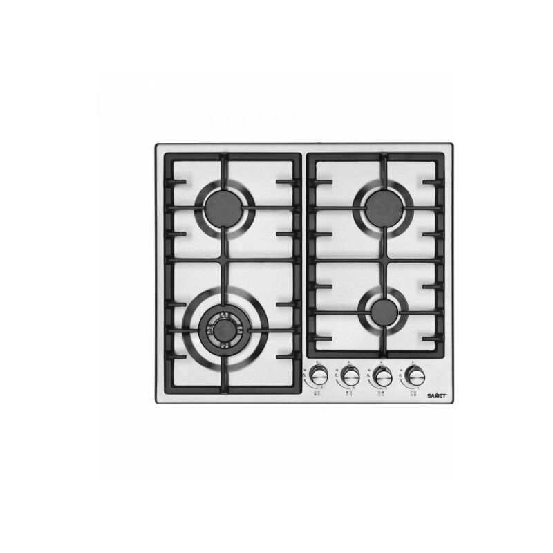 foto del prodotto samet piano cottura efesto inox 4 fuochi