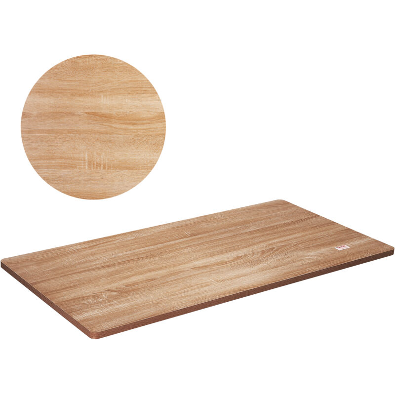 foto del prodotto mophorn vevor piano per scrivania 160x80x2,5 cm portata max. 100 kg, piano in truciolare per tavolo scrivania,piano per tavolo lavoro tavolo da