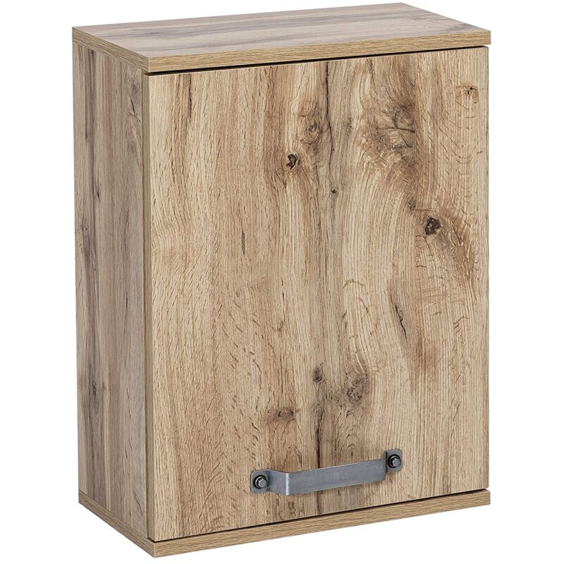 foto del prodotto milan armadietto pensile porta ammortizzata, pannello truciolato rivestito in resina melamminica, metallo legno