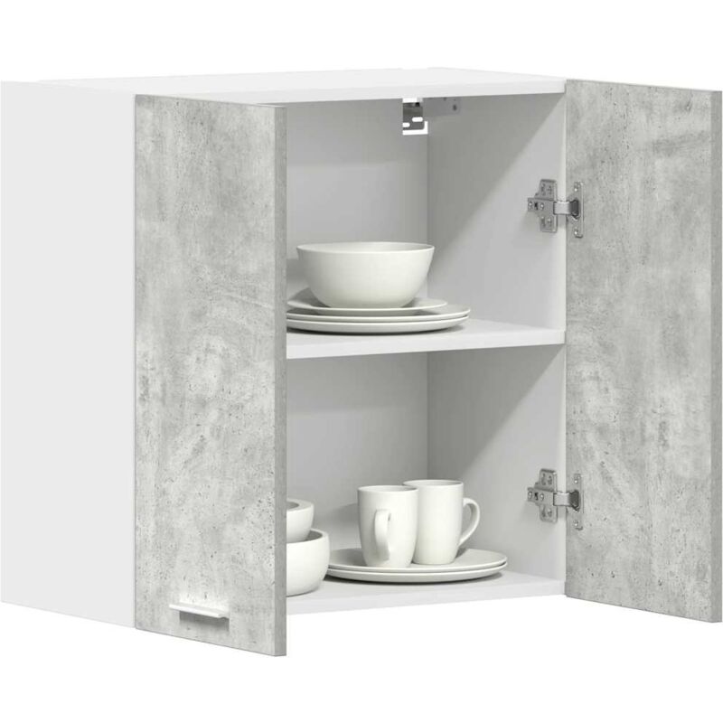 foto del prodotto pensile da cucina grigio cemento 60x31x60 cm legno multistrato vidaxl