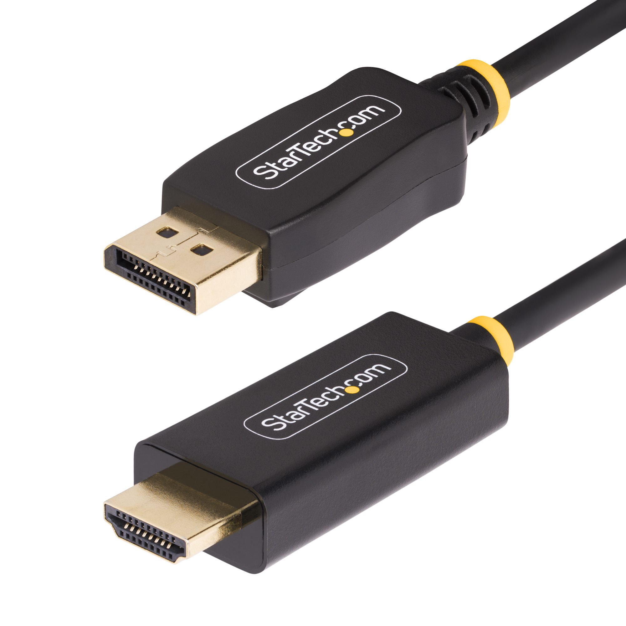 immagine 0 del prodotto startech.com cavo da displayport a hdmi da 1m, 4k 60 hz con hdr, adattatore da displayport a hdmi 2.0b, convertitore video attivo da computer dp a monitor hdmi