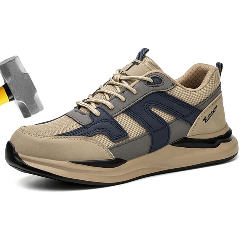 foto del prodotto rapanda sneaker leggera e traspirante, anti sfondamento, per la sicurezza sul lavoro, con puntale in acciaio, anti perforazione 40