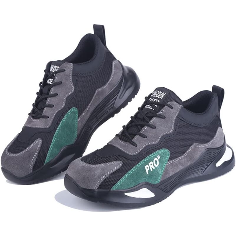foto del prodotto rapanda scarpe da lavoro con punta antinfortunistica da uomo, punta in lega antiscivolo, leggere e traspiranti 41