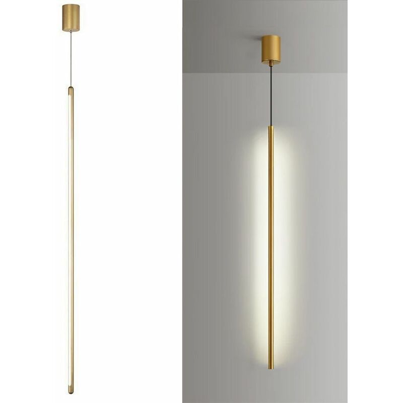 immagine 0 del prodotto toolight lampada a sospensione app1414 c gold 100cm